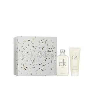 CK One, zestaw: woda toaletowa 50 ml, żel pod prysznic 100 ml