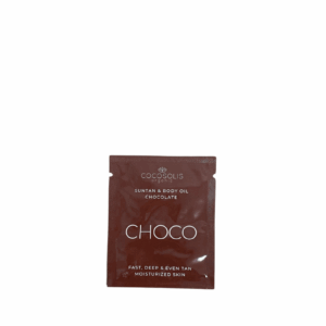 Choco, Suntan&Body Oil Chocolate, pielęgnacyjny olejek do opalania bez filtra ochronnego, 2 ml