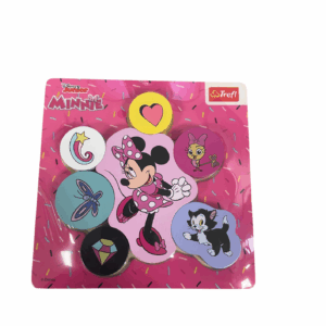 Minnie, drewniane klocki