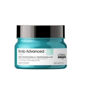 Scalp Advanced Anti-Oiliness, Maska oczyszczająca z glinką 2w1 do przetłuszczającej się skóry głowy, 250ml