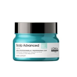 Scalp Advanced Anti-Oiliness, Maska oczyszczająca z glinką 2w1 do przetłuszczającej się skóry głowy, 500ml