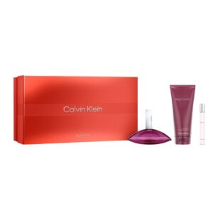 Euphoria, zestaw: woda perfumowana 100 ml i 10 ml, mleczko do ciała 200 ml