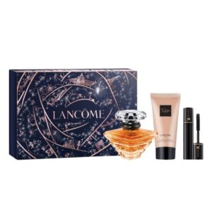 Tresor, zestaw: woda perfumowana 30 ml, mleczko do ciała 50 ml, tusz 2 ml