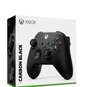 Microsoft XBox, kontroler bezprzewodowy, Carbon Black, czarny